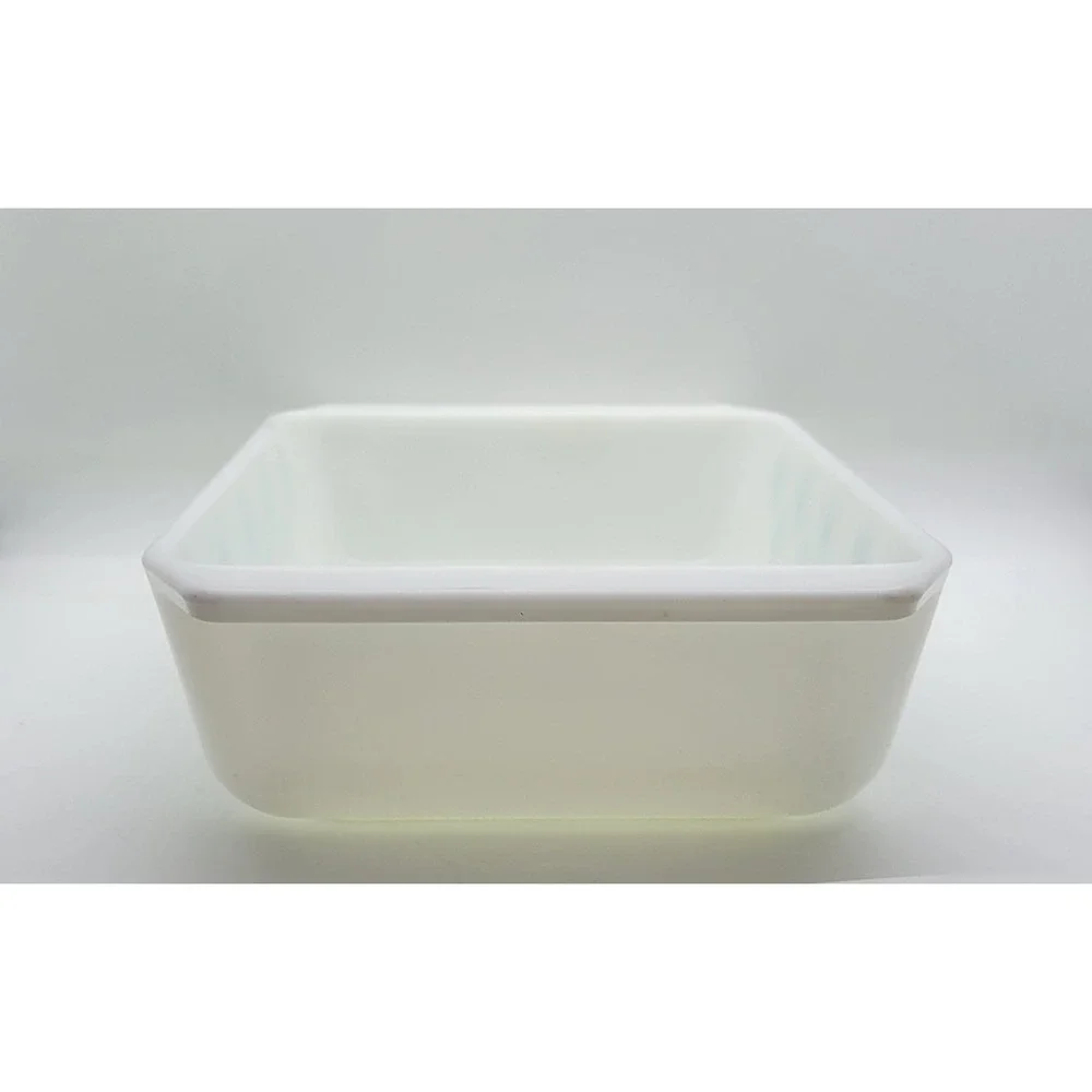 Vintage Pyrex 575-B Snowflake Turquoise Space Saver Casserole Dish 2Qt 1956-1963